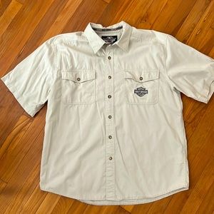 Men’s XL Harley Davidson button down shirt
